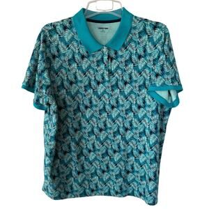 Lands’ End size 2X Tropical Teal  Polo